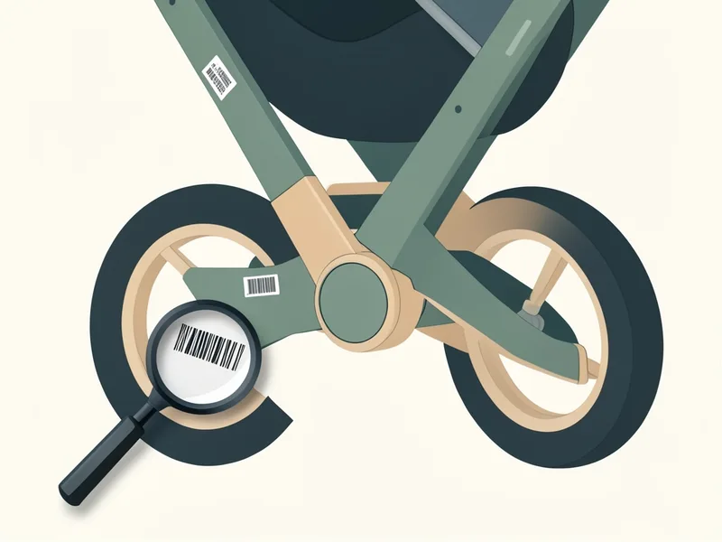 Where the serial number sticker sits (illustration)